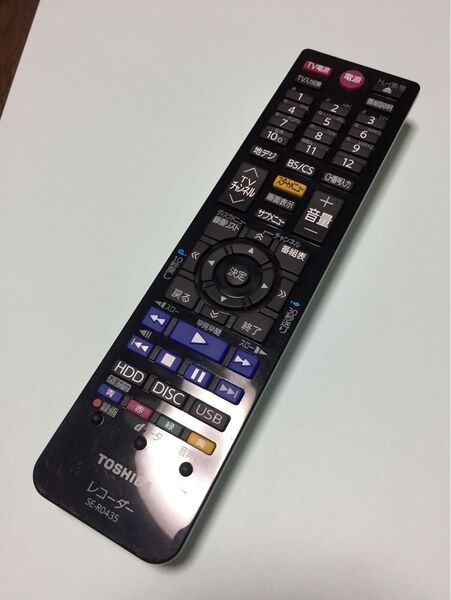 【清掃消毒済】 TOSHIBA 東芝 ブルーレイ レコーダー リモコン BD BDリモコン SE-R0435