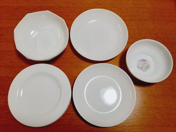 白い食器シリーズ☆中皿など11点◇ヤマザキ プレート