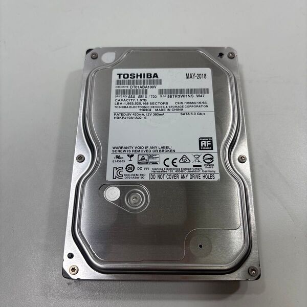 3.5インチ HDD 1TB 5885時間 ♯1730
