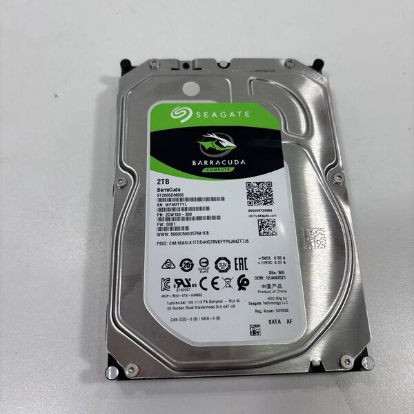 3.5インチ HDD 2TB 4774時間 ♯1779
