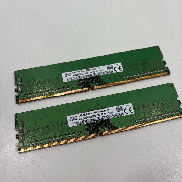 SK hynix DDR4-2666 8GB 2枚 計16GB メモリ ♯1820