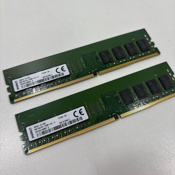 Kingston DDR4-2400 8GB 2枚 計16GB メモリ ♯1822