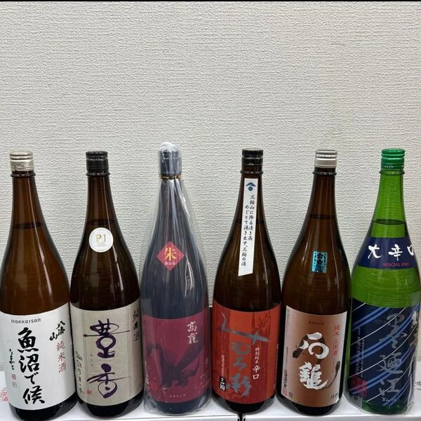 V3 一升瓶6本 各蔵の最新詰め又は飲み頃のお酒