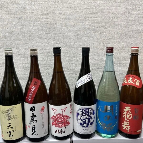 V8 日本酒一升瓶6本セット 各蔵の最新詰め又は飲み頃のお酒