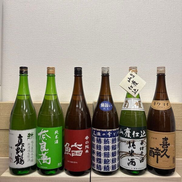 感謝祭10000円ポッキリF18 一升瓶6本 製造月は二枚目以降に記載