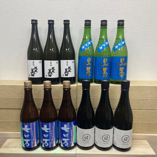 CCC9 四合瓶12本 各蔵の最新詰め又は飲み頃のお酒