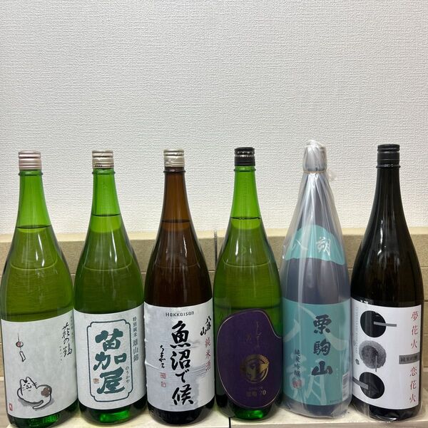 D16 一升瓶6本 製造月は二枚目以降に記載