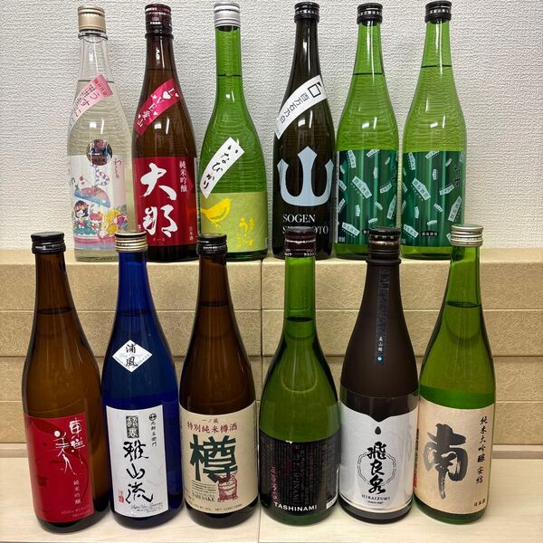 DDD2 四合瓶12本 各蔵の最新詰め又は飲み頃のお酒