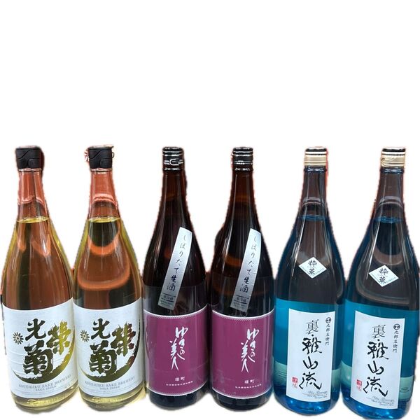 M13 一升瓶6本 製造月は二枚目以降に記載