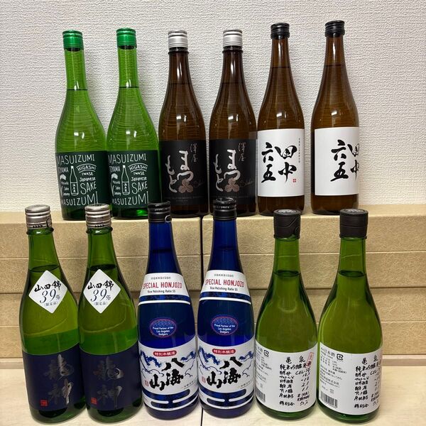 GGG11 四合瓶12本 各蔵の最新詰め又は飲み頃のお酒