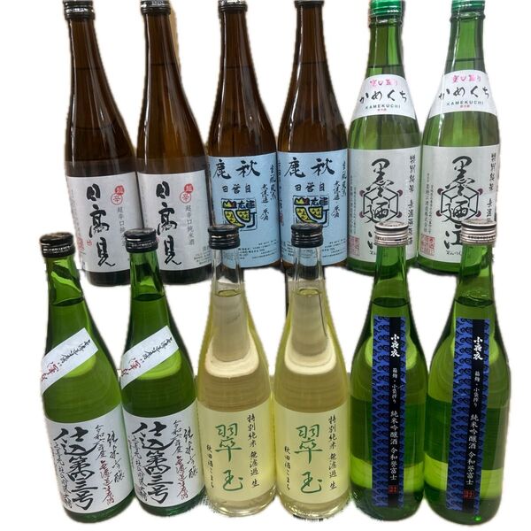 ZZZ9 四合瓶12本 各蔵の最新詰め又は飲み頃のお酒