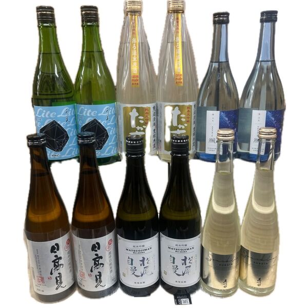 ZZZ10 四合瓶12本(内2本500ml) 各蔵の最新詰め又は飲み頃のお酒