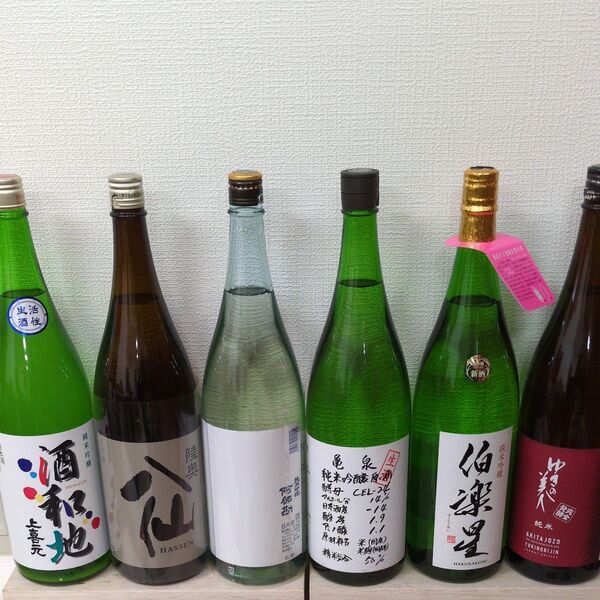 た4 一升瓶6本 各蔵の最新詰め又は飲み頃のお酒