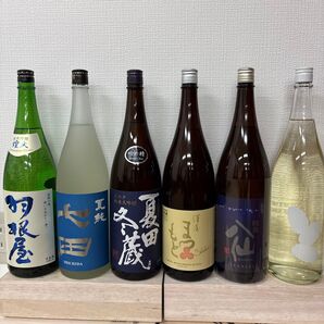 た19 一升瓶6本 各蔵の最新詰め又は飲み頃のお酒