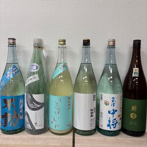 た22 一升瓶6本 各蔵の最新詰め又は飲み頃のお酒