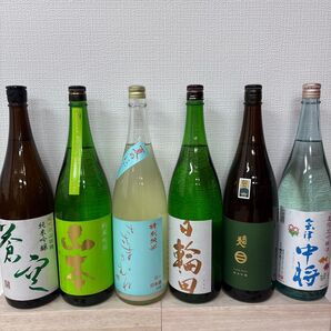 た23 一升瓶6本 各蔵の最新詰め又は飲み頃のお酒