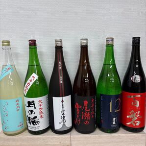 た28 一升瓶6本 各蔵の最新詰め又は飲み頃のお酒