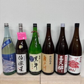 な8 一升瓶6本 各蔵の最新詰め又は飲み頃のお酒