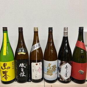 た16 一升瓶6本 各蔵の最新詰め又は飲み頃のお酒