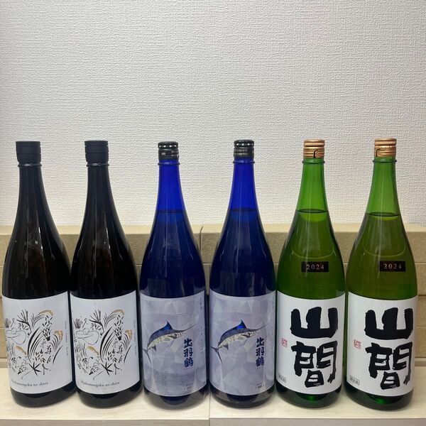 H22 一升瓶6本 製造月は二枚目以降に記載