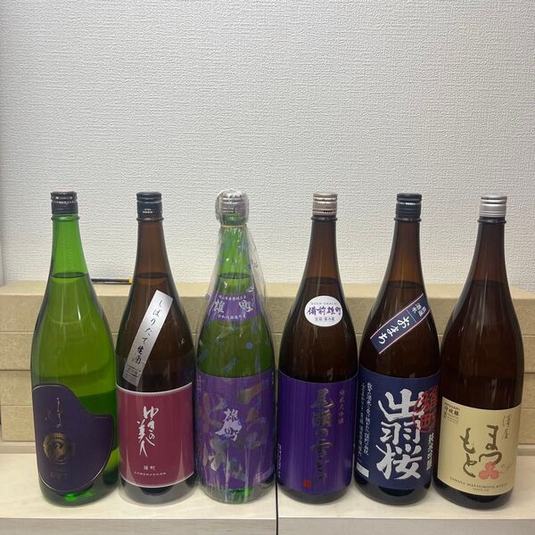 Y1 雄町一升瓶6本 製造月は二枚目以降に記載