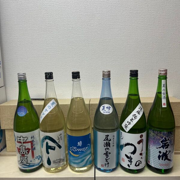 Y6 一升瓶6本 製造月は二枚目以降に記載