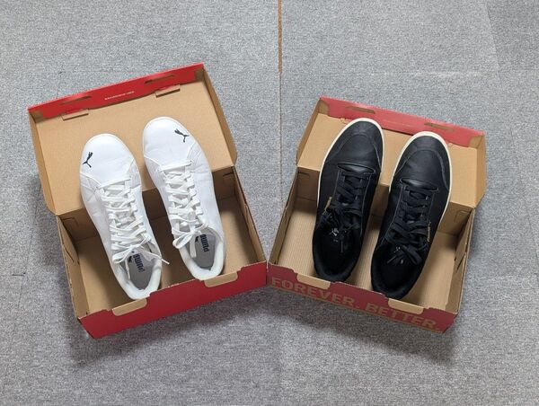 PUMA プーマ スニーカー ブラック ホワイト 30.0cm 2足セット