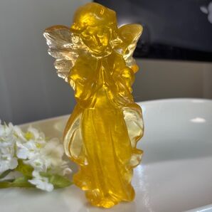 訳あり フローライトエンジェル 天使 高透明 蛍石 置物 インテリア 鉱物 風水 オブジェ 縁起物 パワーストーン 金運