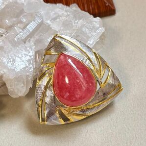 インカローズペンダントトップ ネックレス ジュエリー ロードクロサイト ヴィンテージ アンティーク ビンテージ SILVER