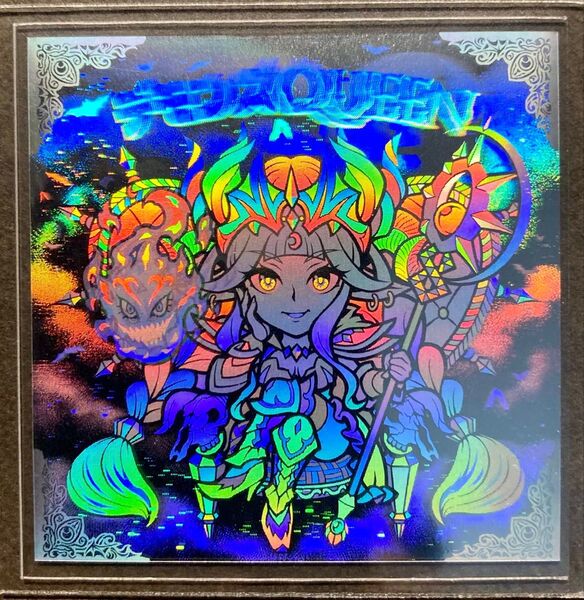 ★トキメキ! ばばあコレクション デモンズQUEEN ガチホロ★ AGAWA 自作シール agawaシール ホログラムシール