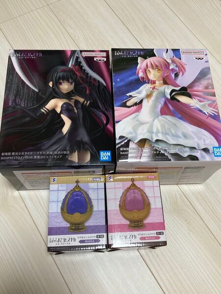 まどかマギカ フィギュア4点セット 魔法少女まどか マギカ アルティメットまどか 悪魔ほむら 劇場版 叛逆の物語