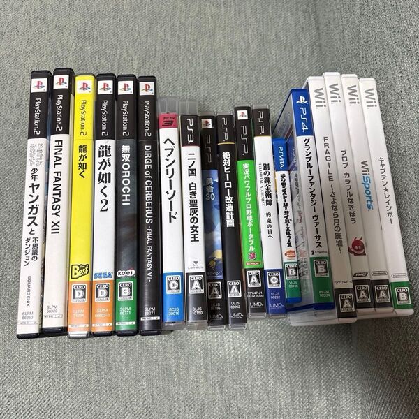ゲーム まとめ売り PS3 PSP PS4 PSPソフト