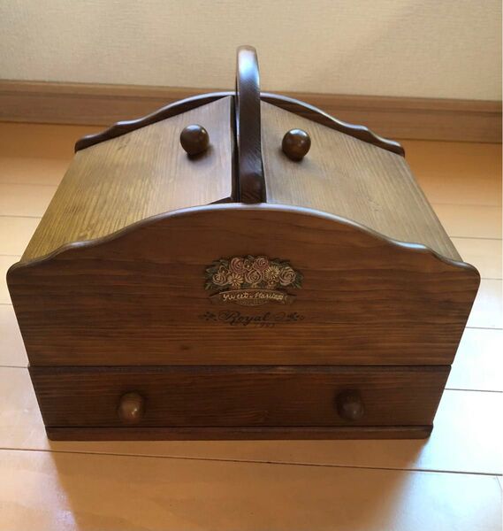 木製 ソーイングボックス Royal Sweet Memories 裁縫箱