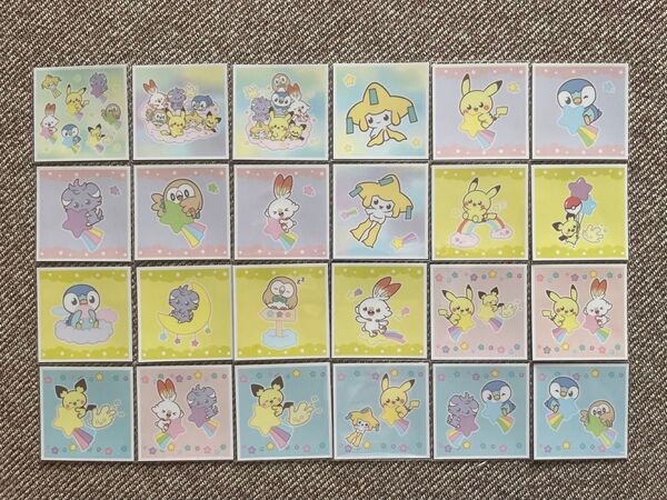 ポケピース ウエハースチョコ シール 24種コンプリート ポケモン