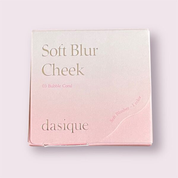 【新品未開封】dasique デイジークソフトブラーチーク 03 Bubble Coral チーク