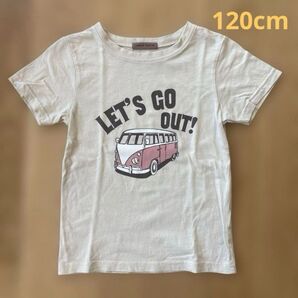 LET'S GO OUT! ピンクバス 半袖 Tシャツ 120cm
