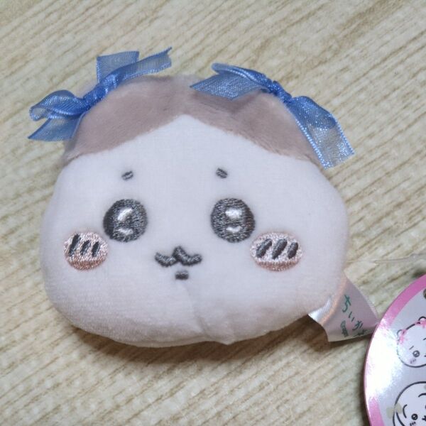 【未使用】ちいかわ ミニがまぐち リボン ハチワレ
