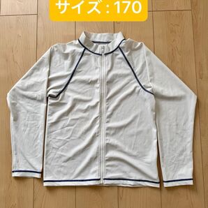 ラッシュガード フルジップ UVカット キッズ