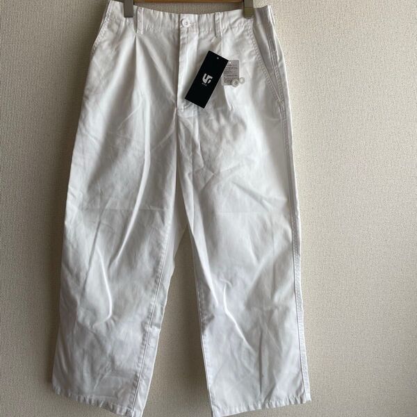 【UAU】ワイドパンツ ホワイト 新品タグ付き お洒落 wide pants white