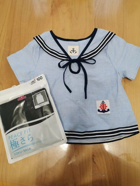 イカリマーク Tシャツ タンクトップ 2点セット 100サイズ