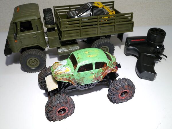 ヨコモ ミニクロ 4x4クローラー 動作未確認 トレーラーおまけ付き