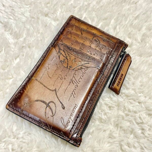 BERLUTI ベルルッティ カリグラフィ レザー フラグメントケース
