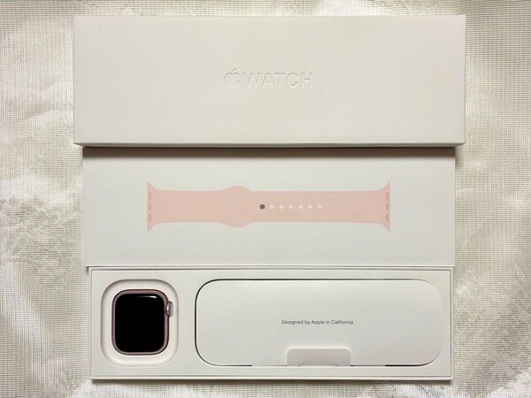 Apple Watch series9 GPSモデル スポーツバンド ピンク アルミニウムケース