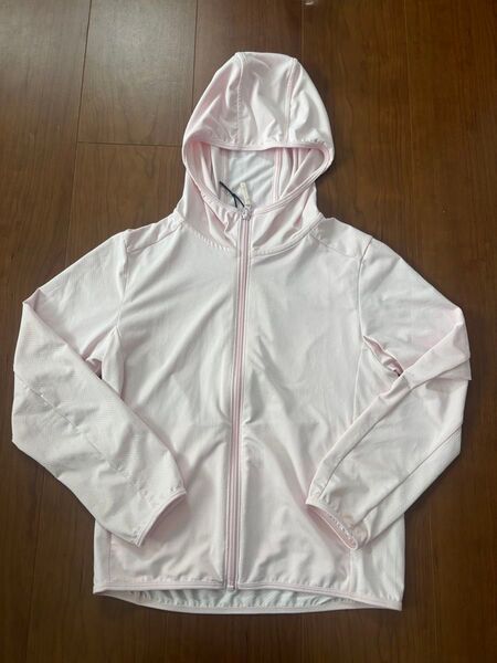UNIQLOエアリズムパーカー 130cm薄めピンク
