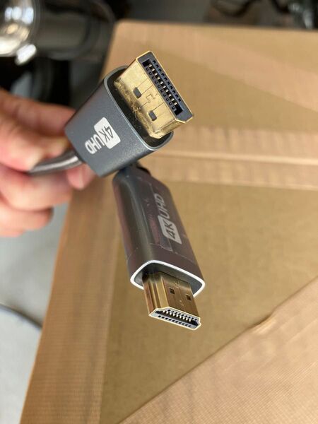 4k DP→HDMI 変換ケーブル 2m