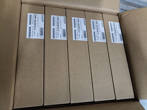 【新品未開封】ELECOM EHB-UG2B16-S 5個