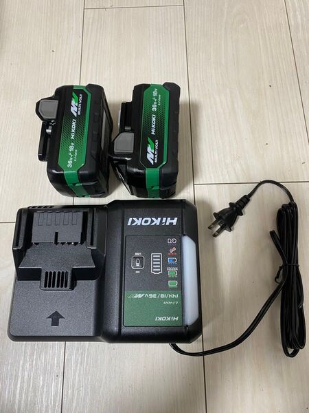 HiKOKI 36V/18V バッテリー2個 充電器セット