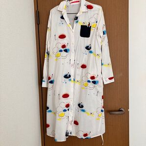 グラニフgraniph鬼頭祈さんコラボシャツワンピース絵の具小人