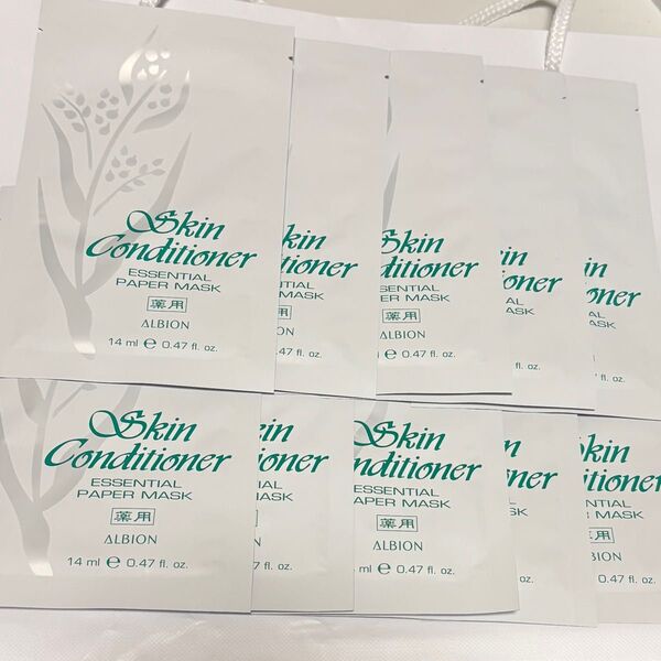 アルビオン*薬用スキンコンディショナーエッセンシャルペーパーマスクN*10枚