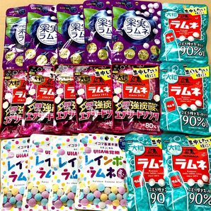 68 お得大量 18個 レインボーラムネ 森永大粒ラムネ クーポン利用 ポイント消化 お菓子詰め合わせ